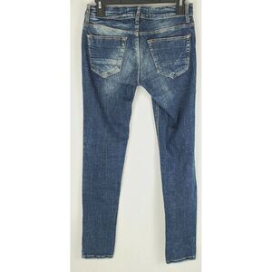 Phillip Plein Mens Denim Distressed Straight Cut Jeans Blue Size‎ 29